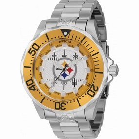 Invicta Men's Watch - NFL Pittsburgh Steelers Dial Stainless Steel Bracelet | 42126