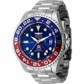 Invicta Men's Watch - Pro Diver Automatic Blue Dial Silver Steel Bracelet | 45669