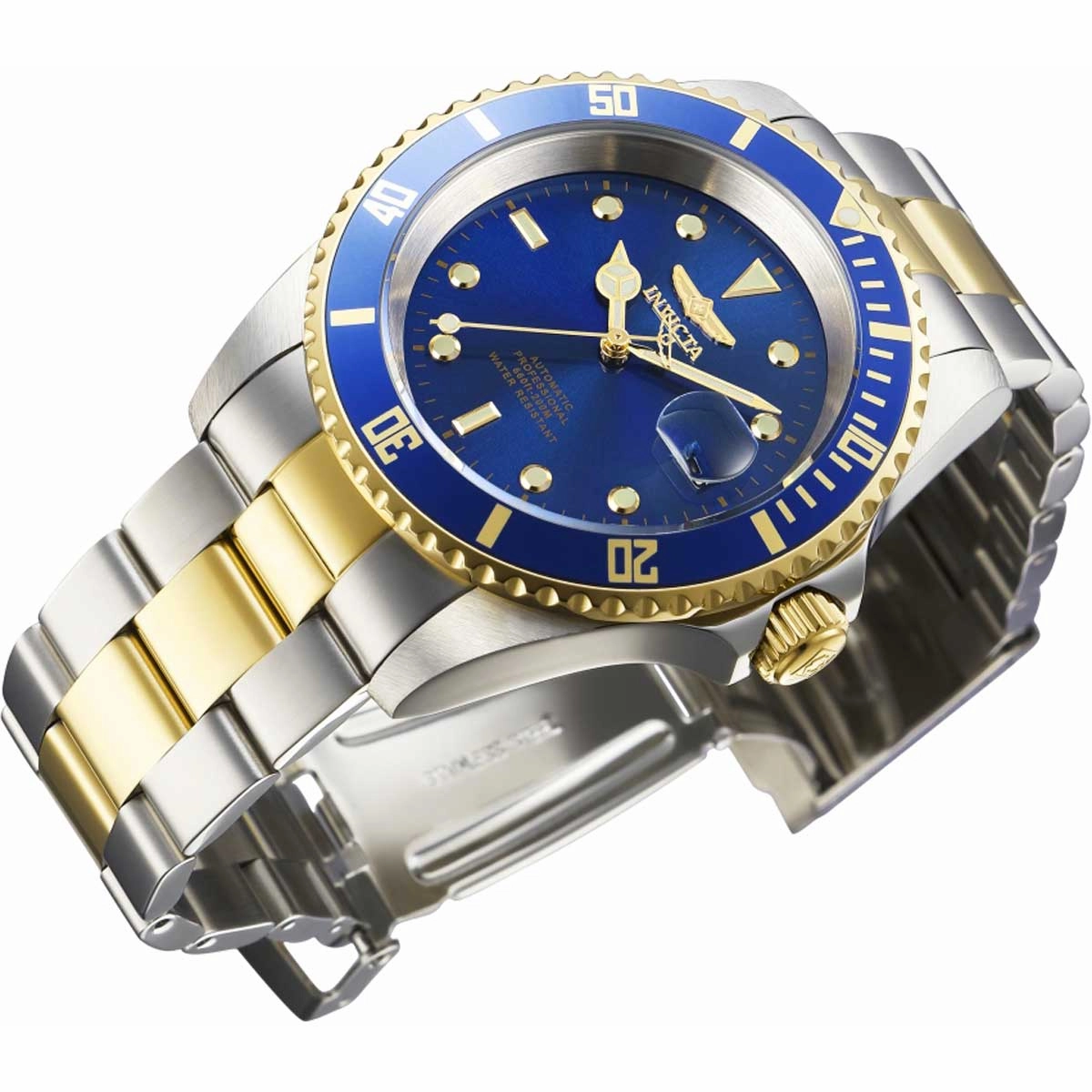 Invicta Men's Watch - Pro Diver Automatic Blue Dial Two Tone Bracelet | 8928OBXL