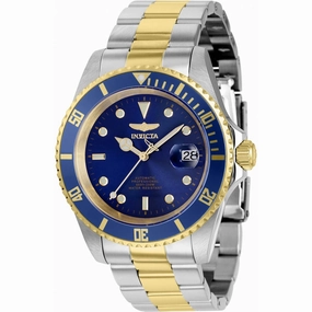Invicta Men's Watch - Pro Diver Automatic Blue Dial Two Tone Bracelet | 8928OBXL