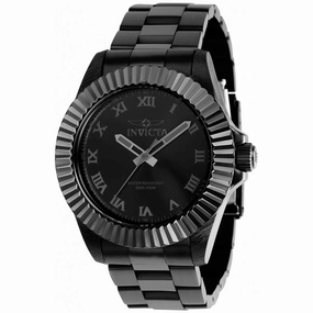 Invicta Men's Watch - Pro Diver Quartz Black IP Stainless Steel Bracelet | 37408