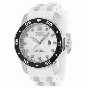 Invicta Men's Watch - Pro Diver Rotating Bezel Silver Dial Two Tone Strap | 39411