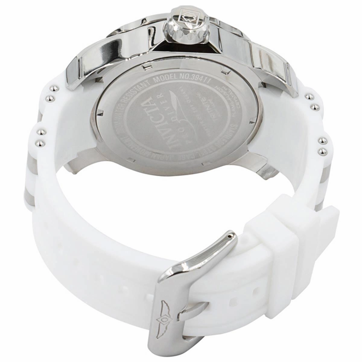 Invicta Men's Watch - Pro Diver Rotating Bezel Silver Dial Two Tone Strap | 39411