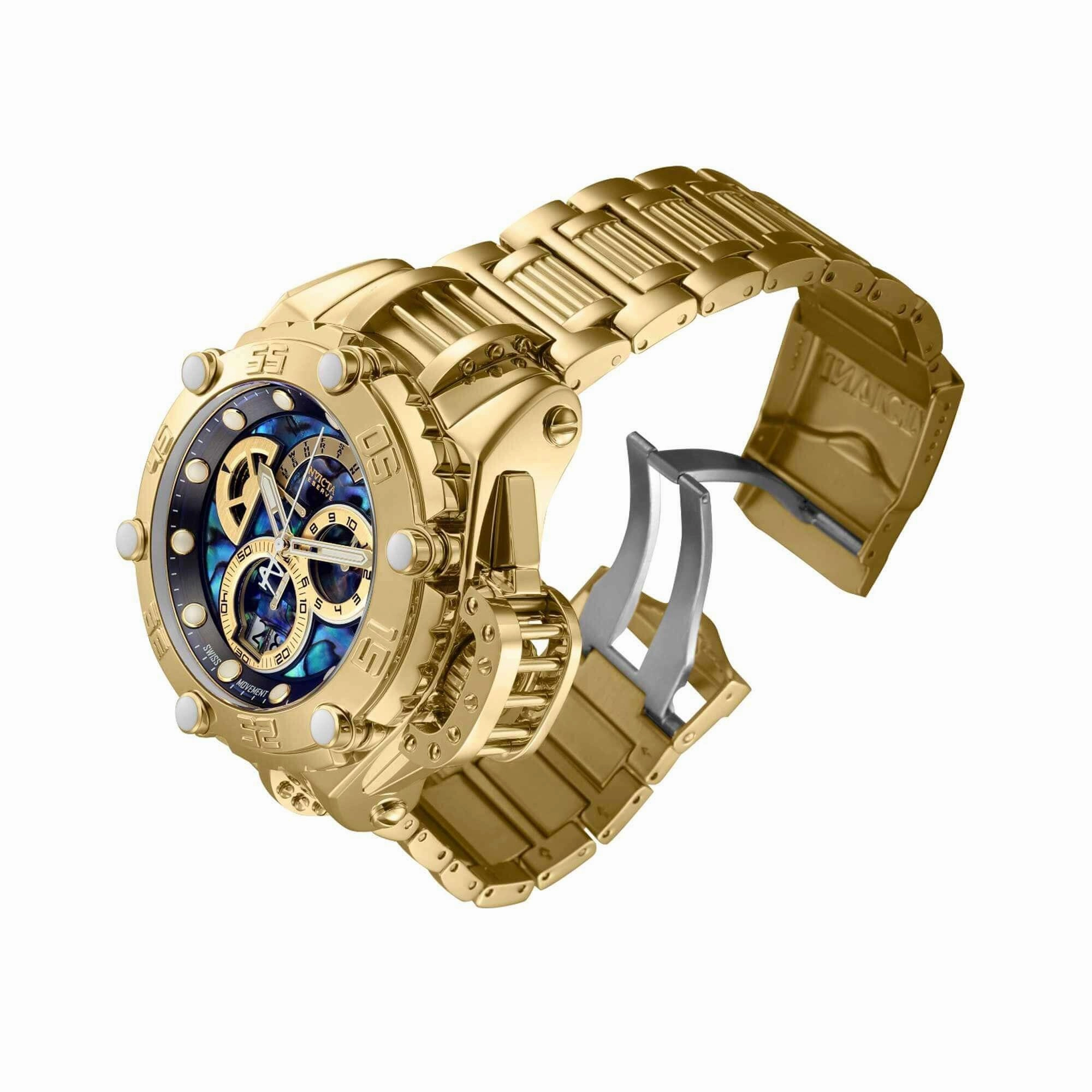 Invicta Men's Watch - Reserve Flying Fox Chronograph Yellow Gold Bracelet | 39689