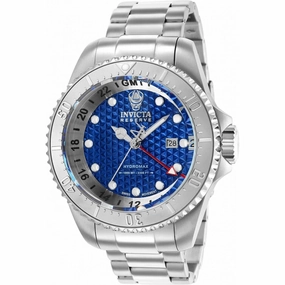 Invicta Men's Watch - Reserve Hydromax Blue Dial Stainless Steel Bracelet | 37215