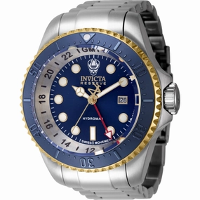 Invicta Men's Watch - Reserve Hydromax Blue Dial Stainless Steel Bracelet | 45474