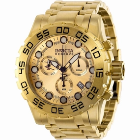 Invicta Men's Watch - Reserve Leviathan Evolution Chrono Gold Dial Bracelet | 37694