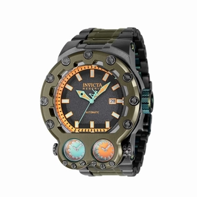 Invicta Men's Watch - Reserve Magnum Tria Mint Green and Grey Steel Bracelet | 37553