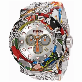Invicta Men's Watch - Reserve S1 Chronograph Silver Dial Aqua Bracelet | 32101