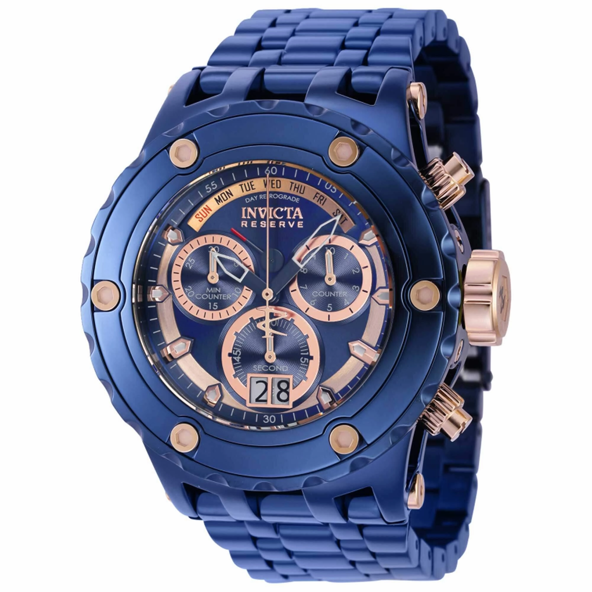 Invicta Men's Watch - Reserve Specialty Subaqua Dark Blue and Rose Gold Dial | 39849