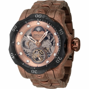 Invicta Men's Watch - Reserve Venom Automatic Silver and Brown Skeleton Dial | 44435