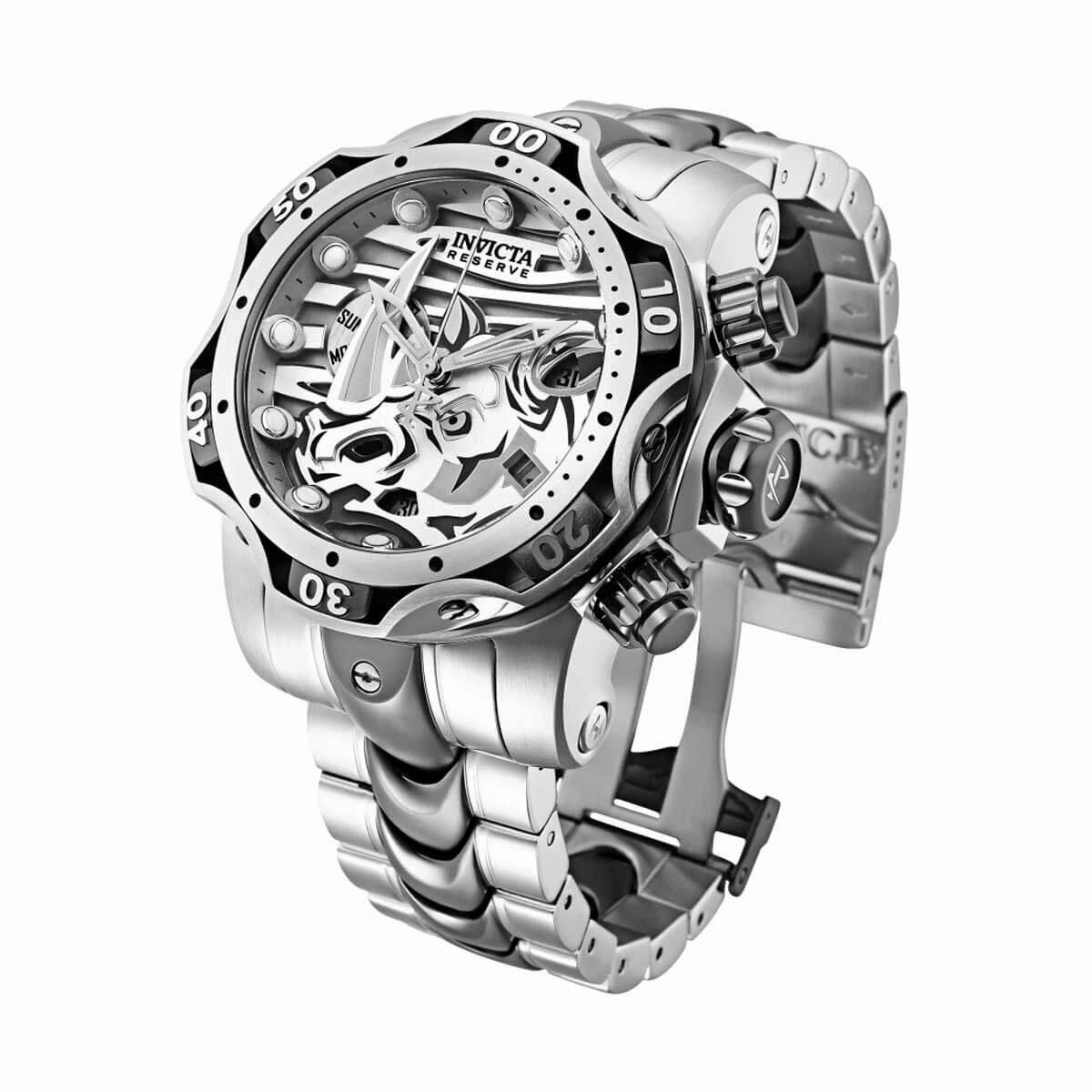 Invicta Men's Watch - Reserve Venom Chrono Two Tone Bracelet Rotating Bezel | 32267