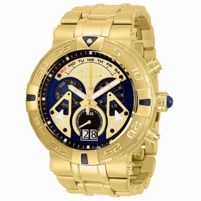 Invicta Men's Watch - Shaq Gold Tone and Blue Dial Yellow Gold Bracelet | 33783