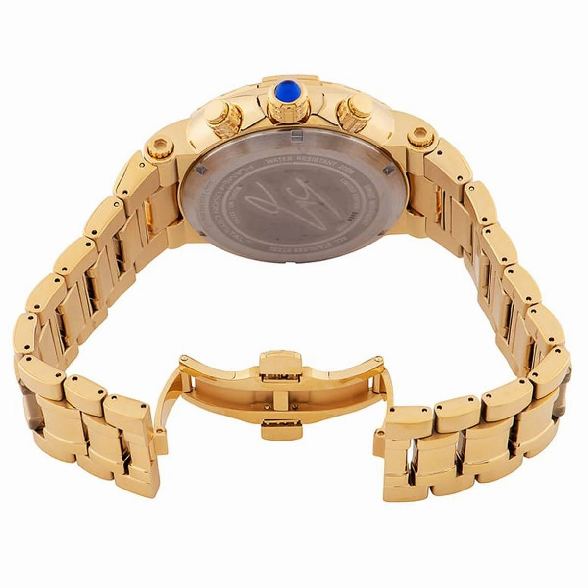 Invicta Men's Watch - Shaq Gold Tone and Blue Dial Yellow Gold Bracelet | 33783