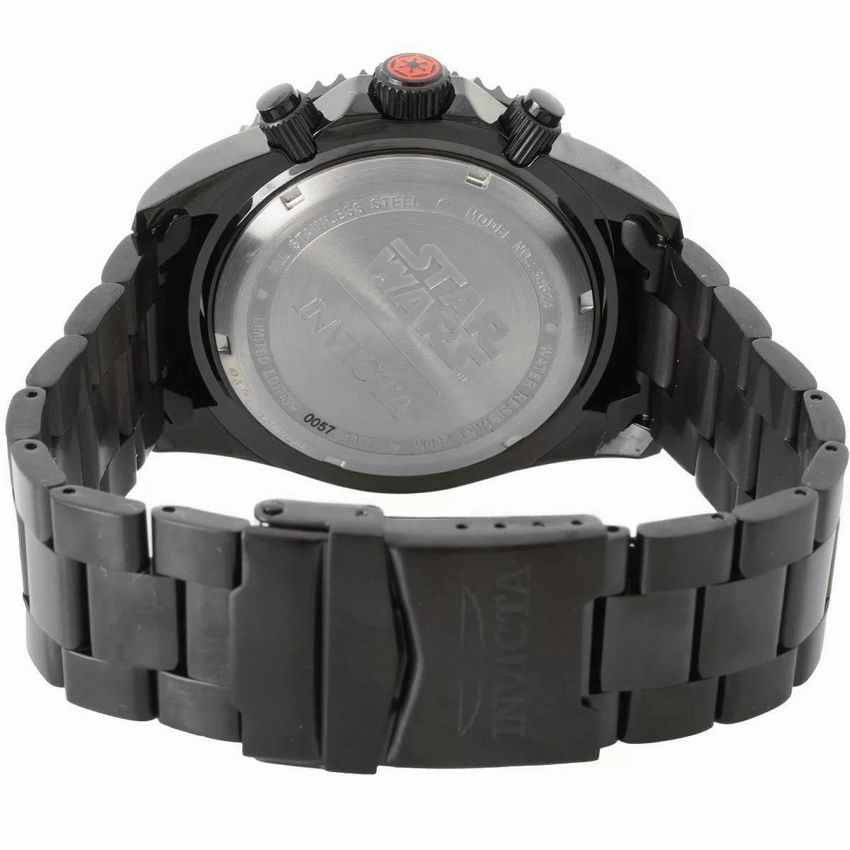 Invicta Men's Watch - Star Wars Darth Vader Chrono Stainless Steel Bracelet | 34624