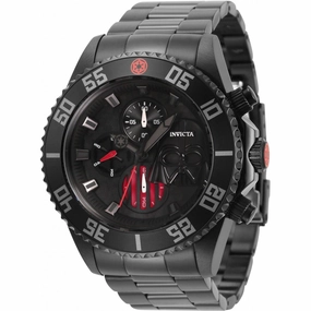 Invicta Men's Watch - Star Wars Darth Vader Chrono Stainless Steel Bracelet | 34624
