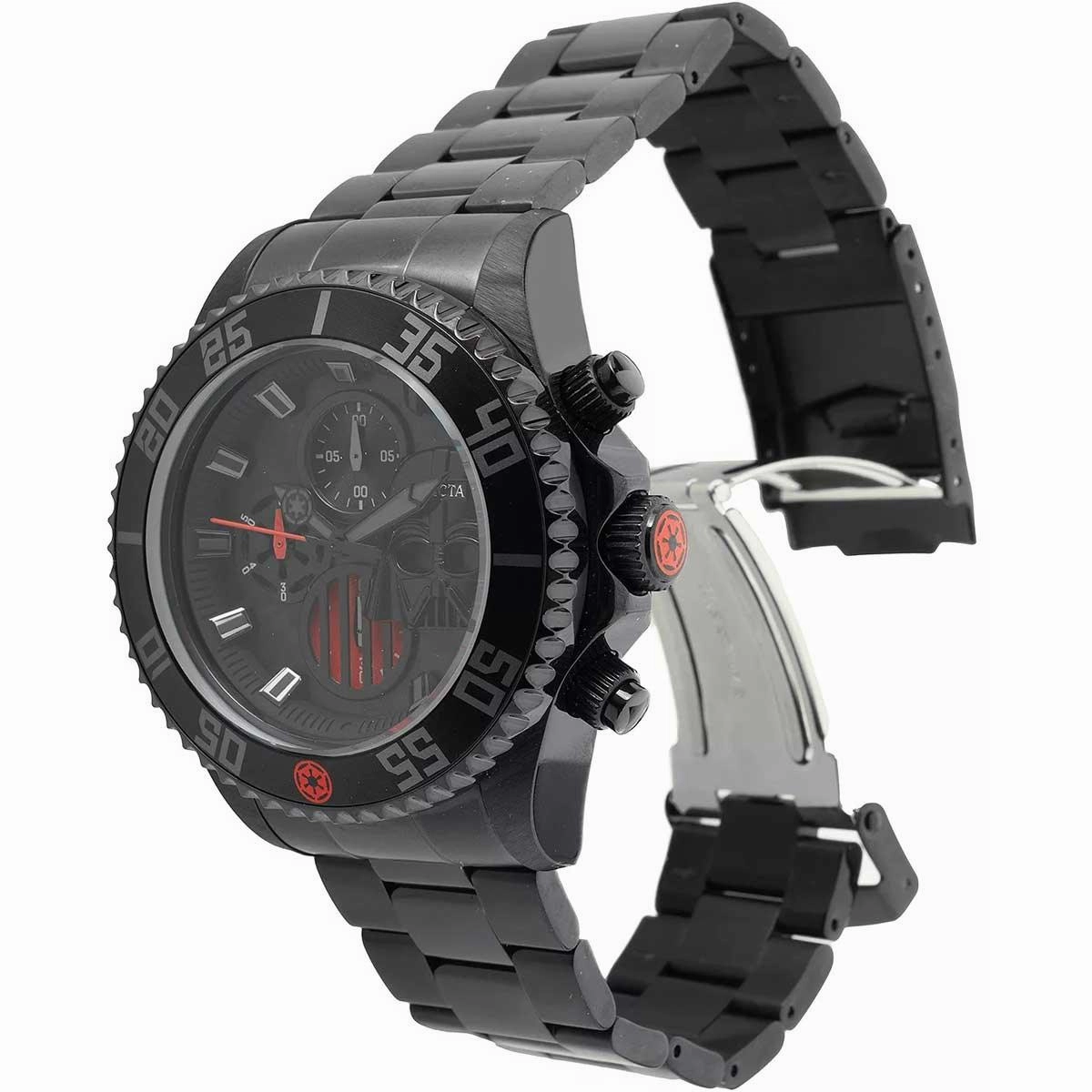 Invicta Men's Watch - Star Wars Darth Vader Chrono Stainless Steel Bracelet | 34624