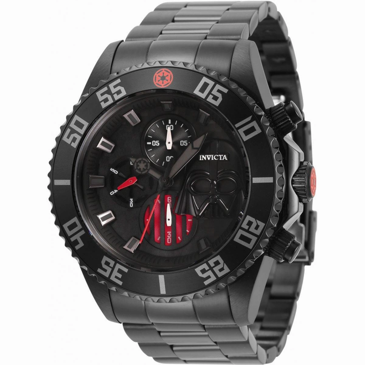 Invicta Men's Watch - Star Wars Darth Vader Chrono Stainless Steel Bracelet | 34624