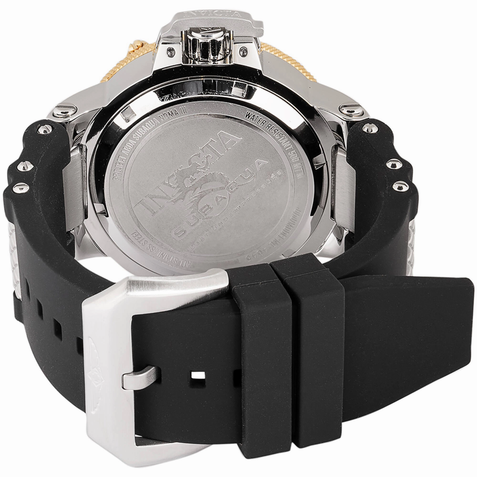 Invicta Men's Watch - Subaqua Noma III MOP Dial Black and Silver Strap Date | 46454