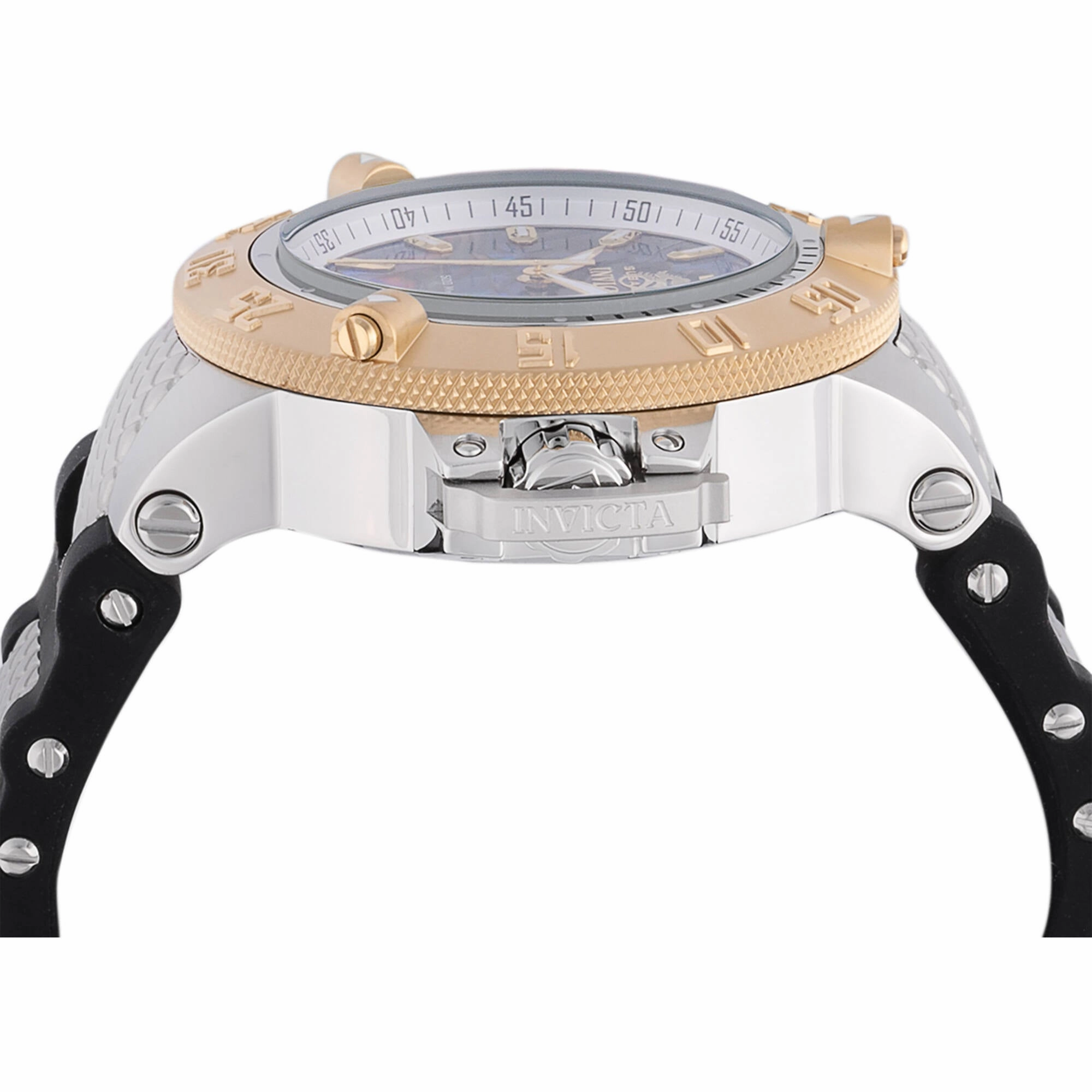 Invicta Men's Watch - Subaqua Noma III MOP Dial Black and Silver Strap Date | 46454