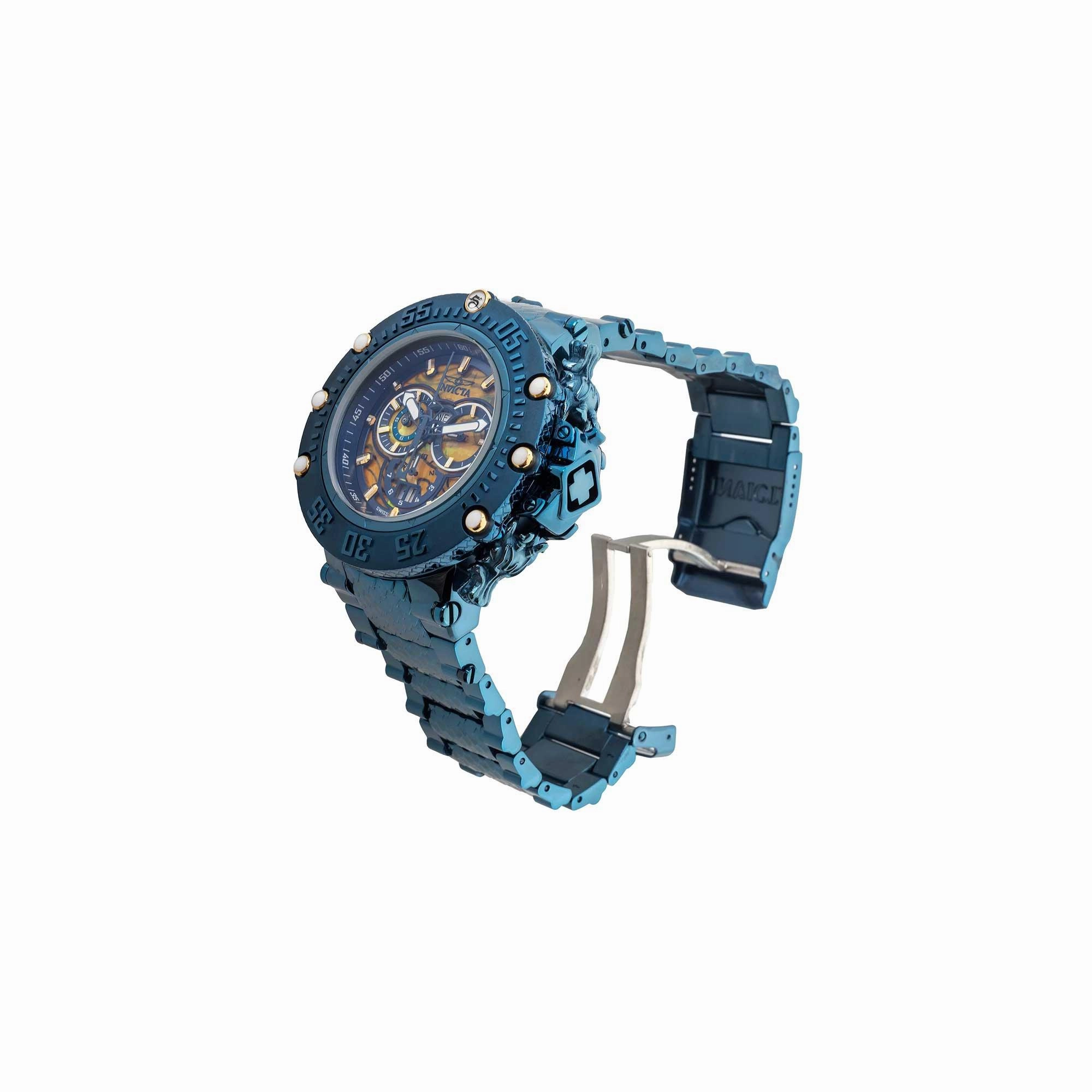 Invicta Men's Watch - Subaqua Noma VII Chronograph Dark Blue Steel Bracelet | 34182