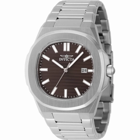 Invicta Men's Watch Speedway Brown Dial Silver Stainless Steel Bracelet 48321