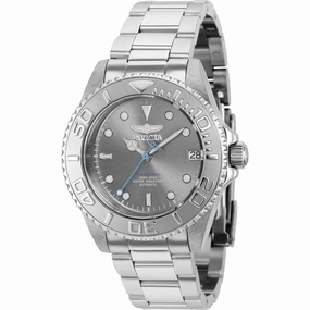 Invicta Women's Automatic Watch - Pro Diver Grey Dial Silver Steel Bracelet | 36768