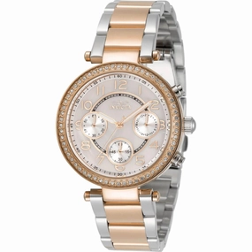 Invicta Women's Chrono Watch - Angel White MOP Dial Two Tone Bracelet | 30966