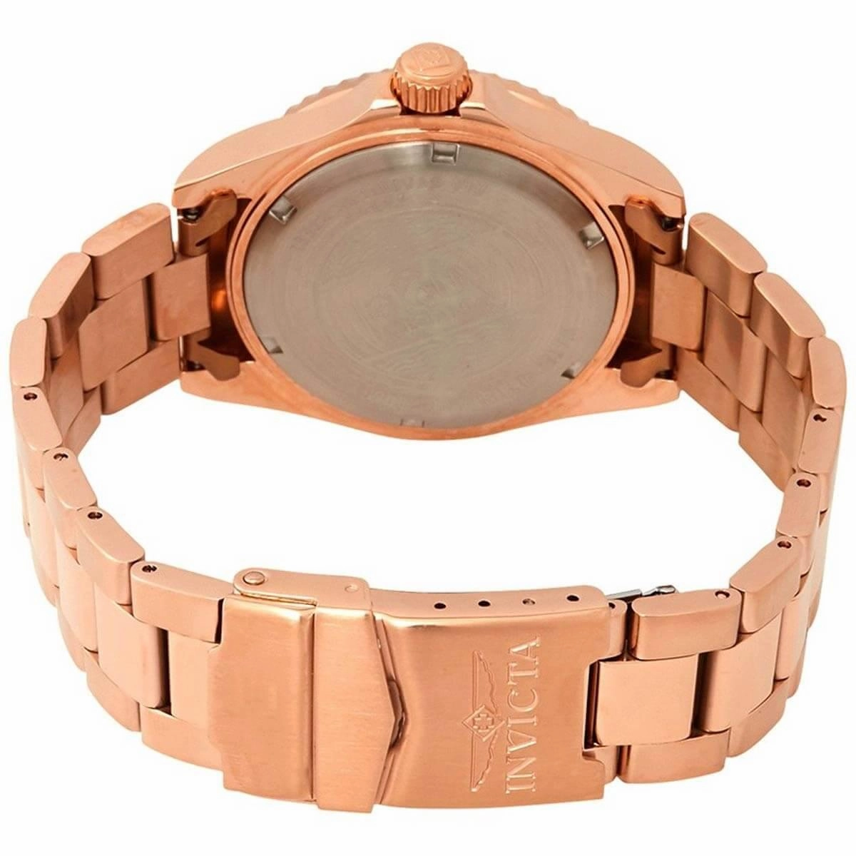 Invicta Women's Quartz Watch - Angel Crystal White MOP Dial Rose Gold Bracelet | 24615