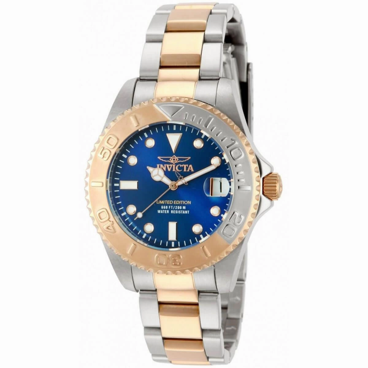 Invicta Women's Quartz Watch - Cruiseline Blue Dial Two Tone Bracelet | 16506