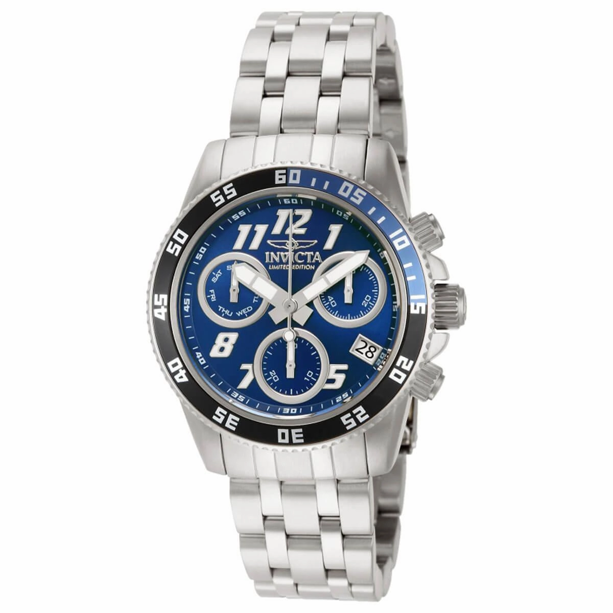 Invicta Women's Quartz Watch - Cruiseline Chronograph Silver Tone Bracelet | 15745