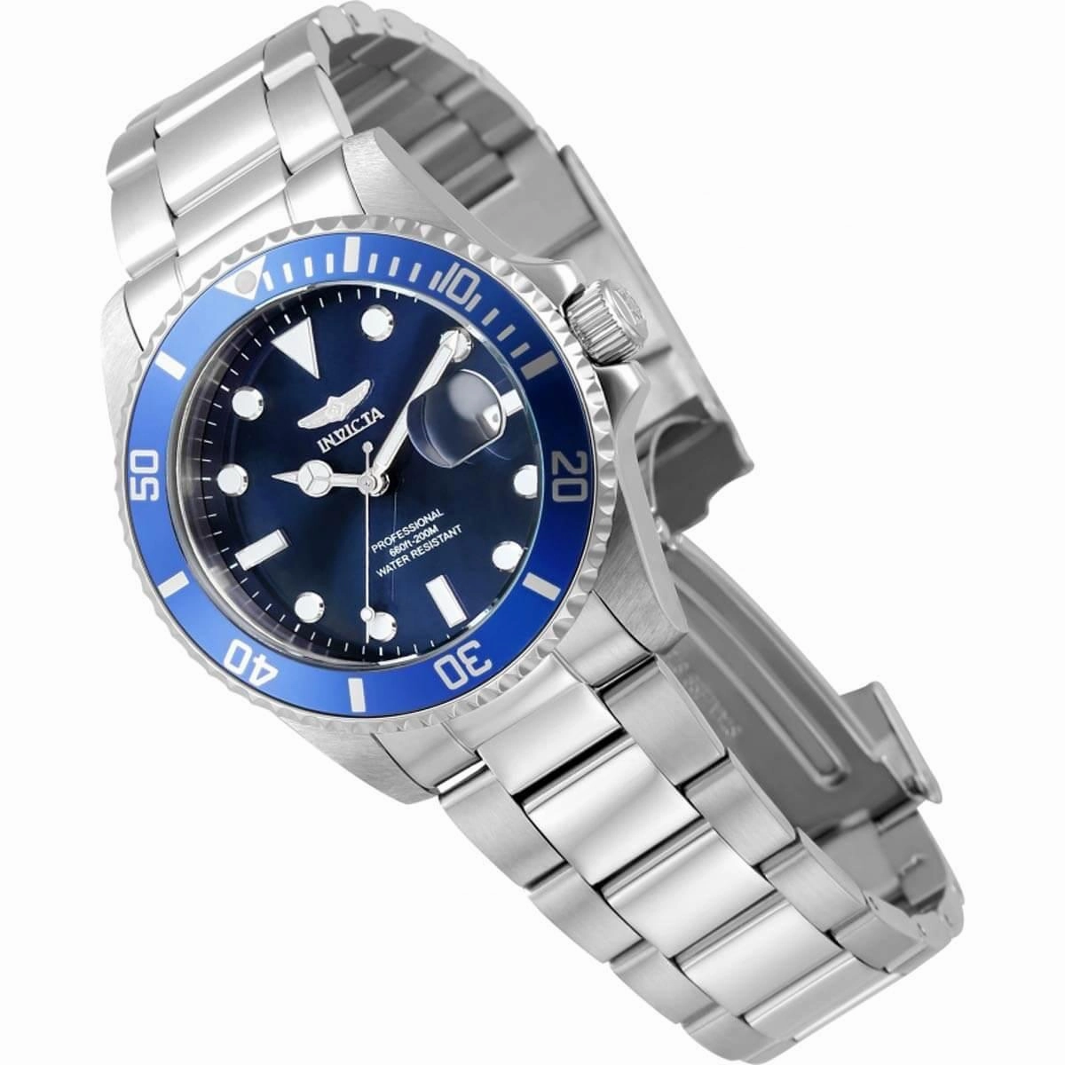 Invicta Women's Quartz Watch - Pro Diver Blue Dial Silver Tone Bracelet Dive | 33273