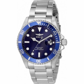 Invicta Women's Quartz Watch - Pro Diver Blue Dial Silver Tone Bracelet Dive | 33273