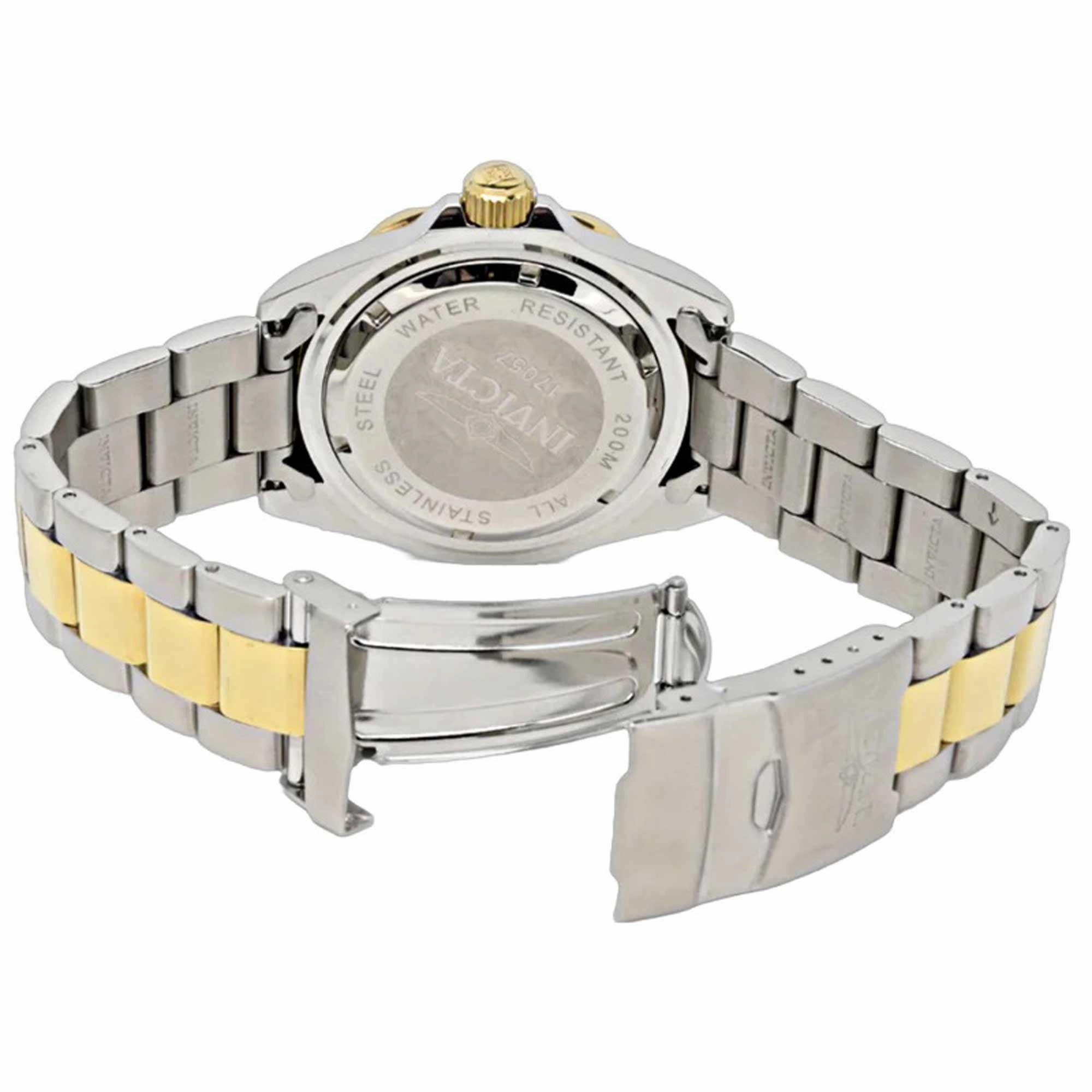 Invicta Women's Quartz Watch - Pro Diver Gold Tone Dial Two Tone Bracelet | 36537