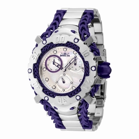 Invicta Women's Watch - Gladiator Quartz MOP Dial Stainless Steel Bracelet | 41109