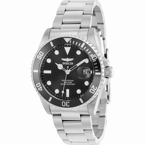 Invicta Women's Watch - Pro Diver Quartz Silver Steel Bracelet Rotating Bezel | 37149