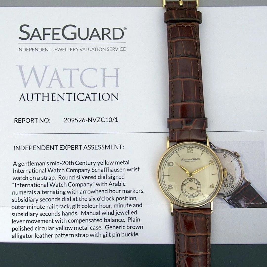 IWC Calibre 61 1940's 14kt Gold Men's Vintage Watch
