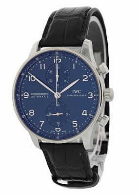 IWC Portuguese IW3714-91 Chrono-Automatic Mens Watch Box papers