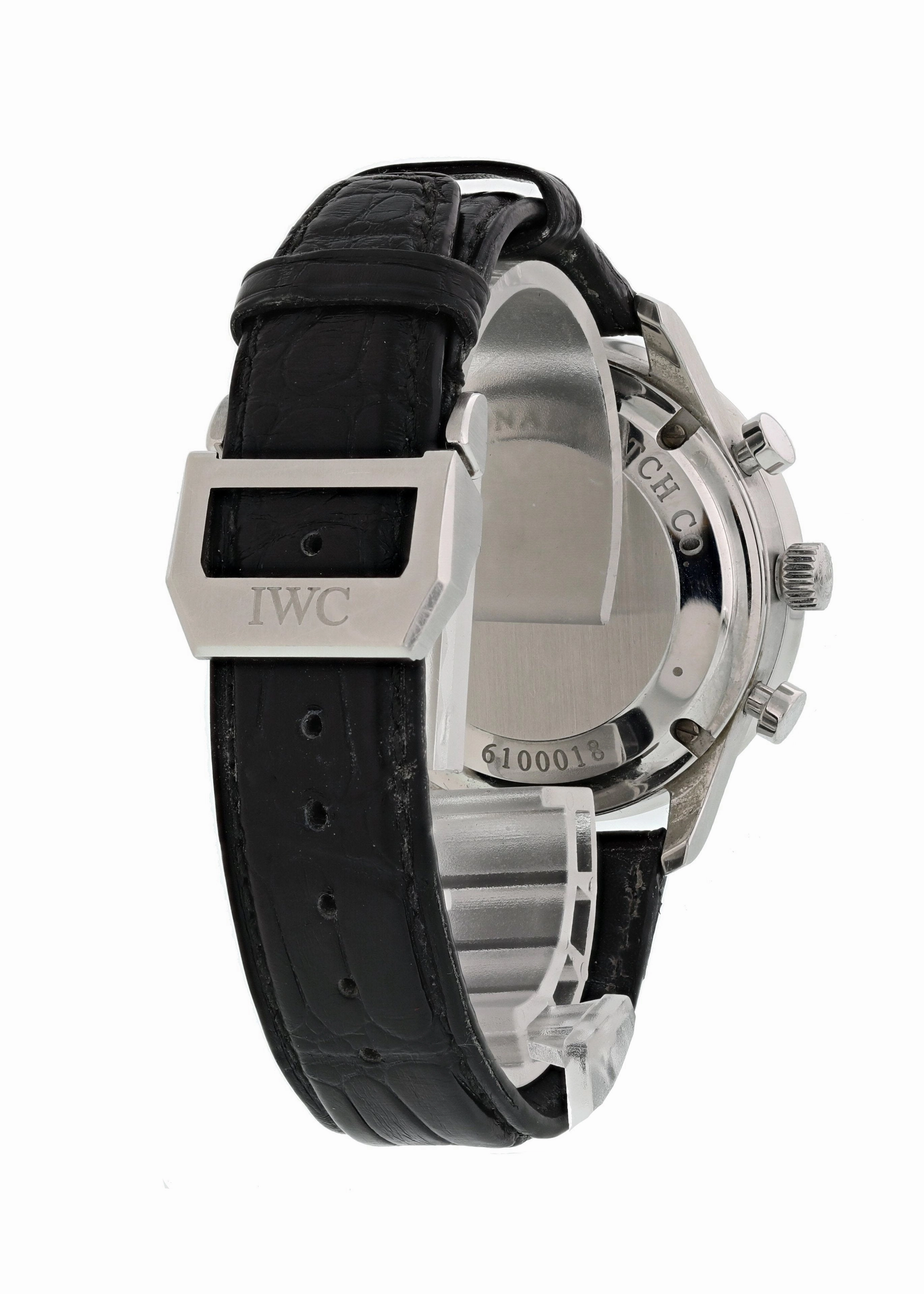 IWC Portuguese IW3714-91 Chrono-Automatic Mens Watch Box papers
