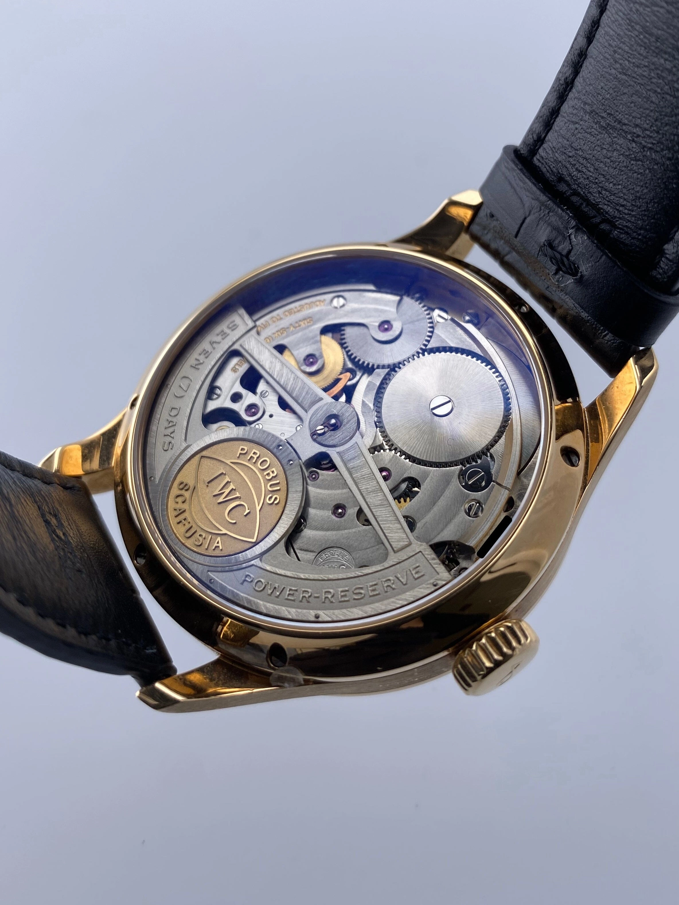 IWC Portuguese IW502103 Perpetual Calendar Black Dial Mens Watch