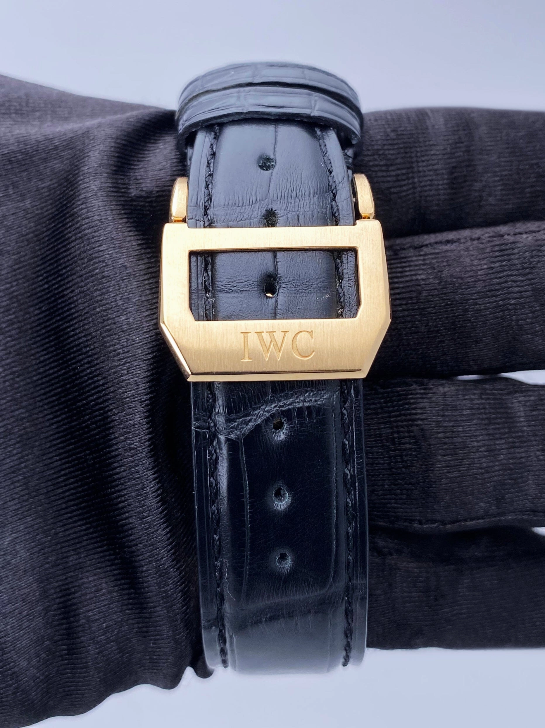 IWC Portuguese IW502119 Perpetual Calendar Black Dial Mens Watch