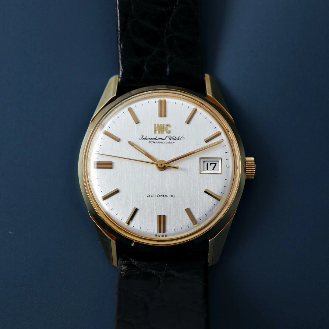 IWC Ref. 1810,  NOS, 18k Gold 1978 Men's Vintage Watch