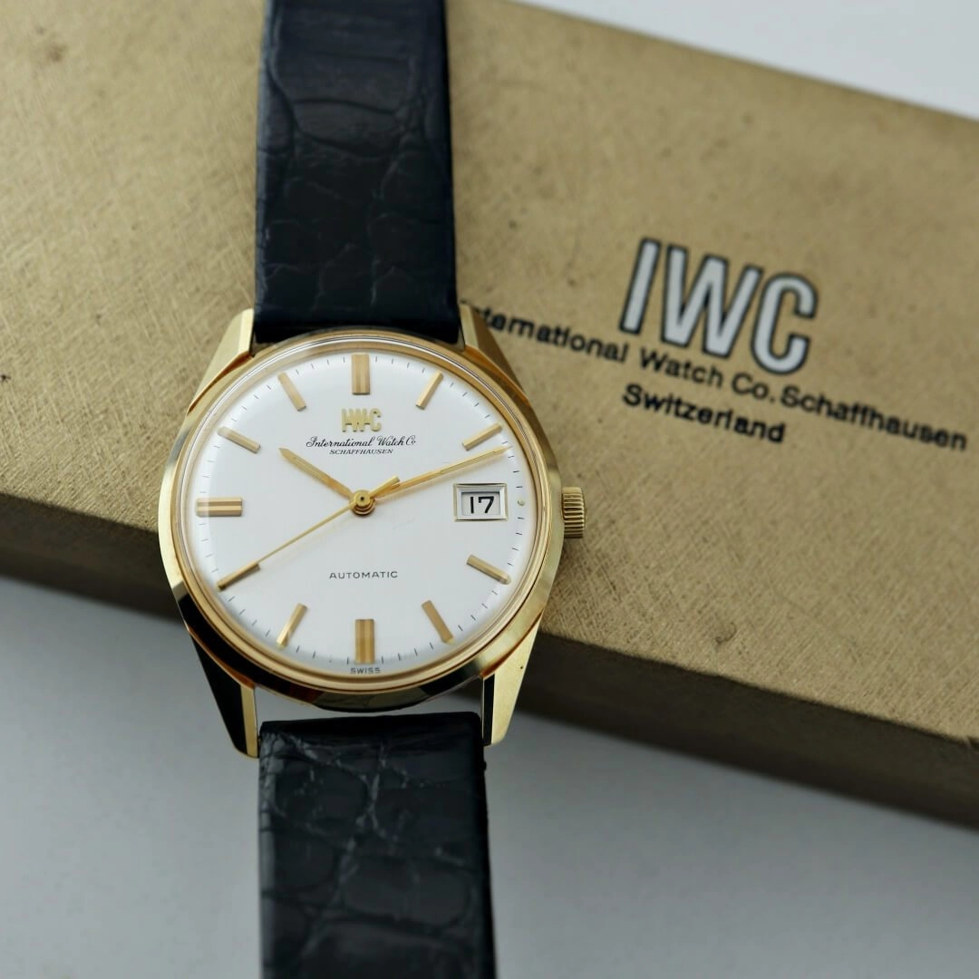 IWC Ref. 1810,  NOS, 18k Gold 1978 Men's Vintage Watch