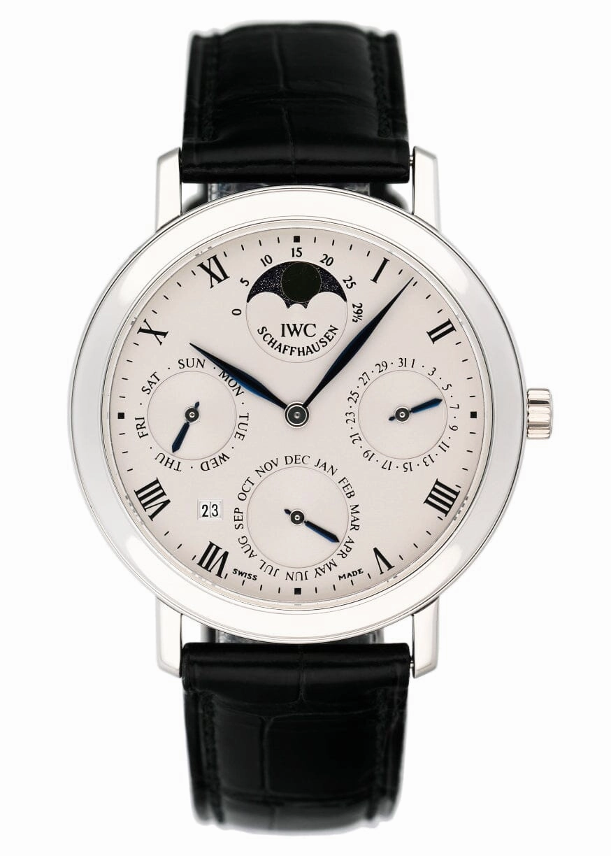 IWC Romana Perpetual Calendar 2050 Platinum Mens Watch