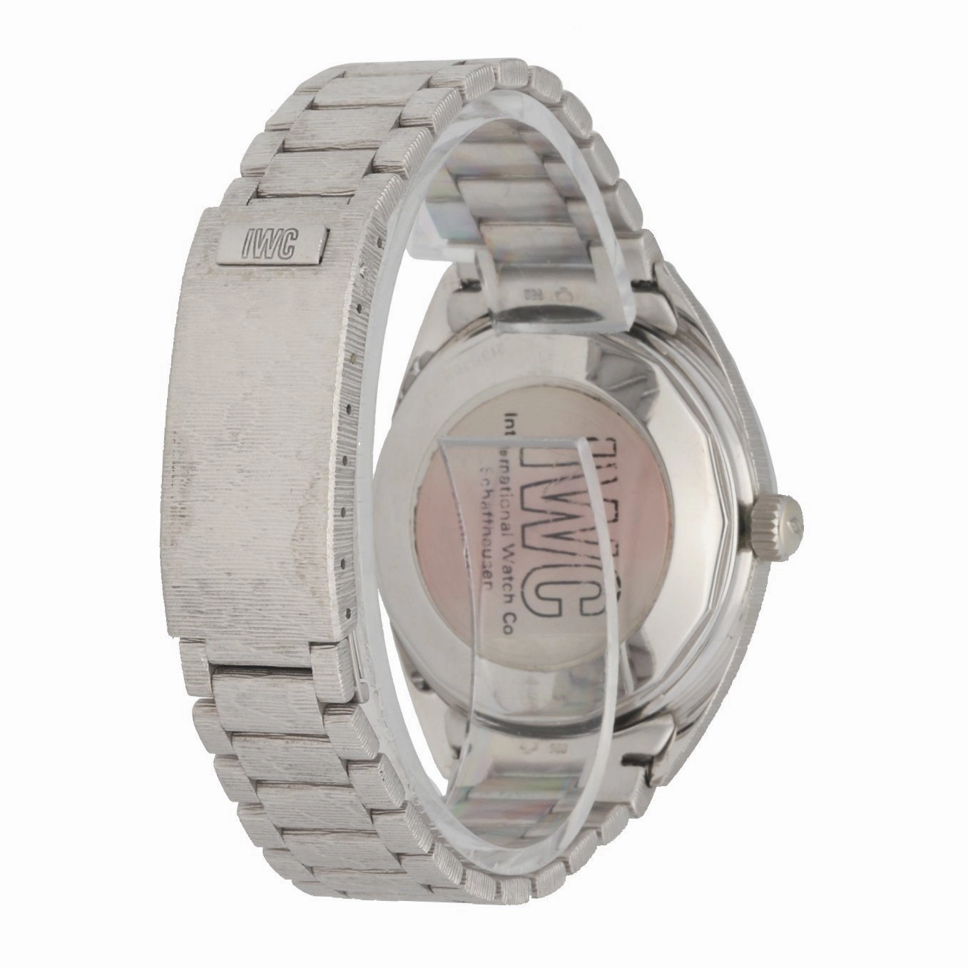 IWC Yacht Club 18K White Gold Diamond Dial Watch