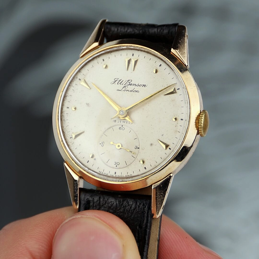 J.W.Benson 9k Gold Watch