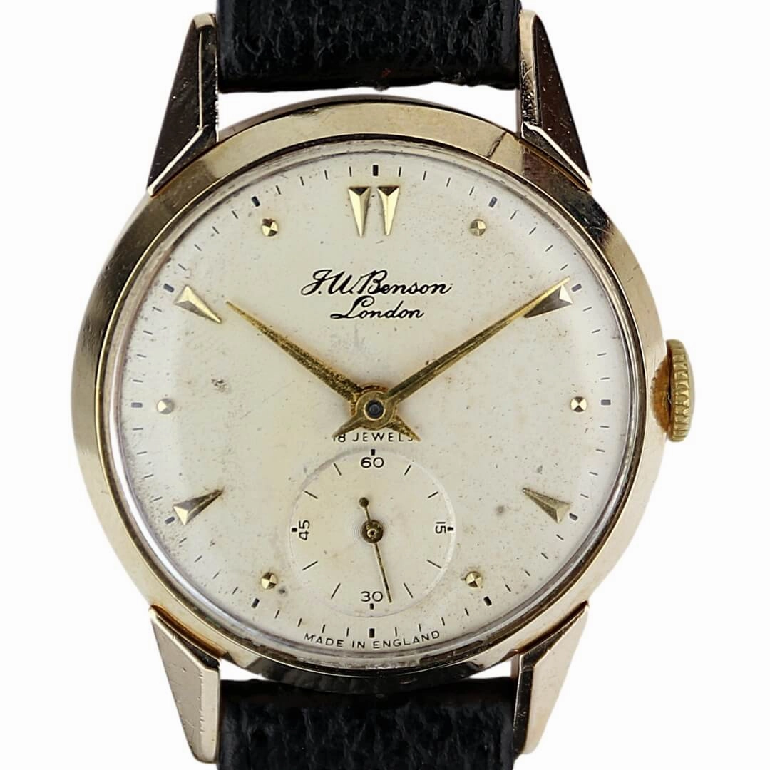 J.W.Benson 9k Gold Watch