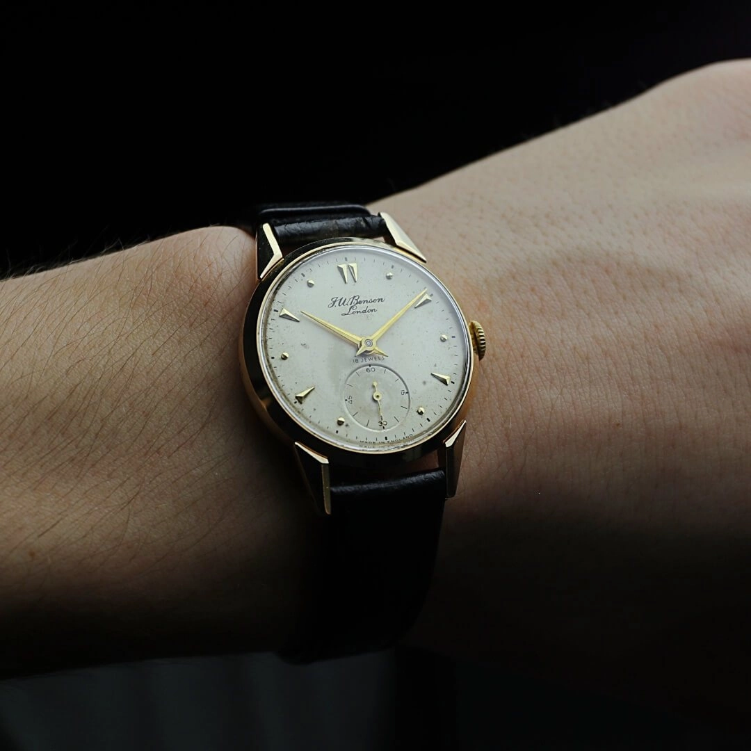 J.W.Benson 9k Gold Watch