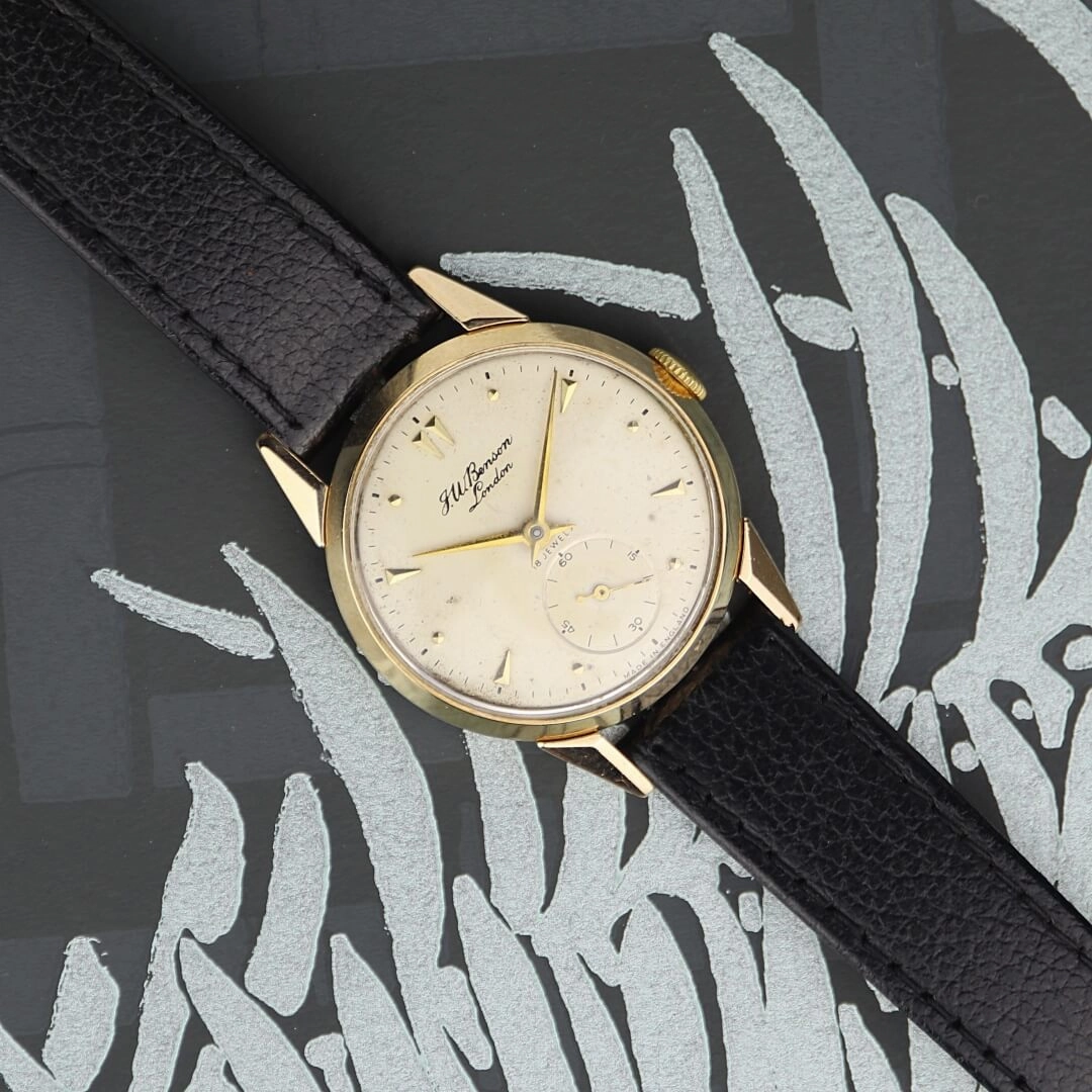 J.W.Benson 9k Gold Watch