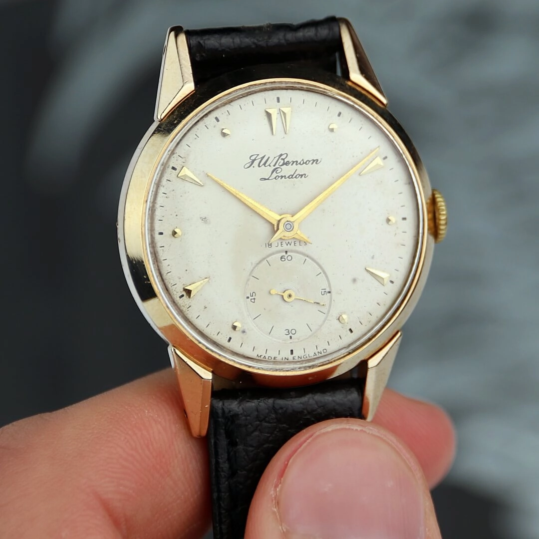 J.W.Benson 9k Gold Watch